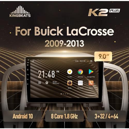 KingBeats Android 10 Octa-Core head unit HU 4G in Dash Car Radio Multimedia Video Player Navigation GPS For Buick LaCrosse 2009 - 2013 no dvd 2 din Double Din Android Car Stereo 2din
