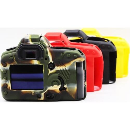 Soft Rubber Silicone Armor Skin Case Body Cover Protector Frame for Canon EOS 5D Mark II 5D2