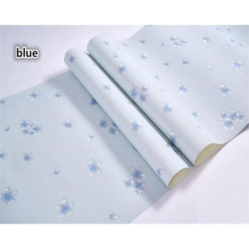 Beibehang Rural small floral papel de parede wall paper bedroom living room clothing store beauty salon 4 colors petal wallpaper