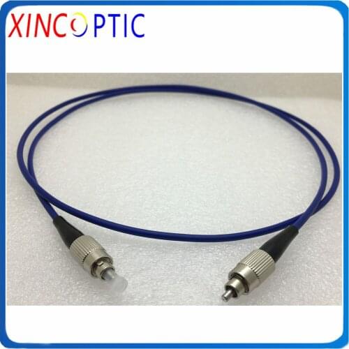 2M Optimized Quartz Fiber Metal Ferrule(200-1100nm,~0.22NA),UV-VIS ST/FC/SC/SMA-ST/PC 400um 3.0mm Armored Fiber Optic Patch Cord