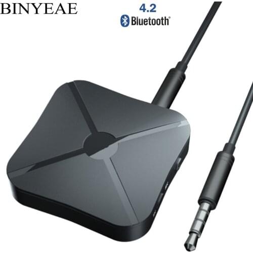 Portable mini Bluetooth 4.2 stereo audio Transmitter Receiver music transceiver 2-in-1 Aux 3.5mm adapter