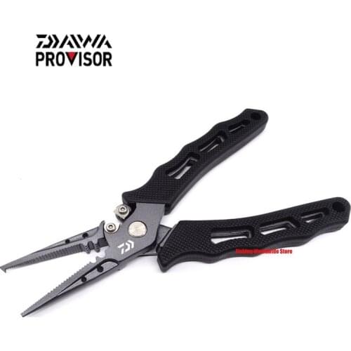 DAIWA Fishing Piler Lure Stainless Steel Alumimum Multi-function Lure Split Ring Cutter Hook Remover Tackle DAIWA Fishing Tools