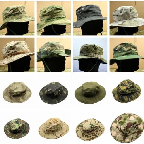 Tactics MCBK Camouflage Round Brim Cap for Good Sun Protection Camouflage