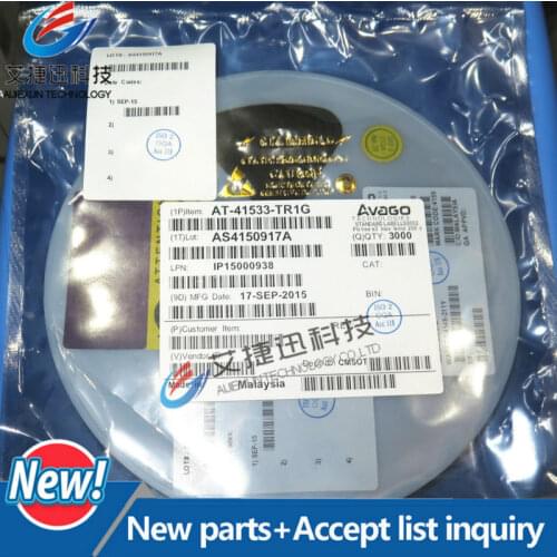 50Pcs AT-41533-TR1G Silkscreen415 SOT-23 General Purpose Low Noise NPN Silicon Bipolar Transistor in stock 100%New and original