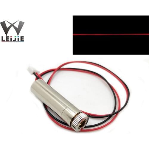 1pcs-10pcs Line Focusable XH2.54 650nm 250mW High Power 1245 12x45mm 3V-4.5V Red Laser Module Industrial 12mm LED LD Module