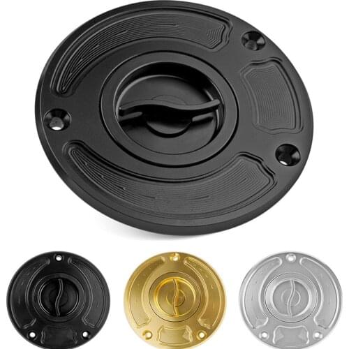 CNC Aluminum Motorcycle Gas Cap Tank Fuel Cover Motorbike Accessories For KAWASAKI ZX10R 2004 2005 ZX 10R ZX6R Ninja Z750 ZX9R