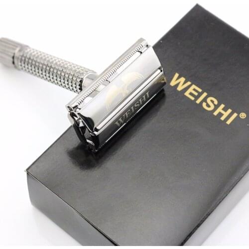 WEISHI Double Edge Butterfly Safety Razor 9306-F Silvery 9306-C Gun color 9306-I Bronze High quality 10 PCS/LOT NEW