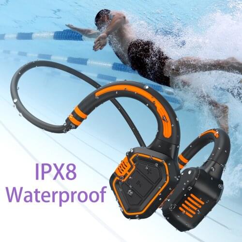 For xiaomi Huawei Bone Conduction Earphone IPX8 Waterproof Wireless Headphones Sports Outdoor Running earbuds bluetooth 5.1