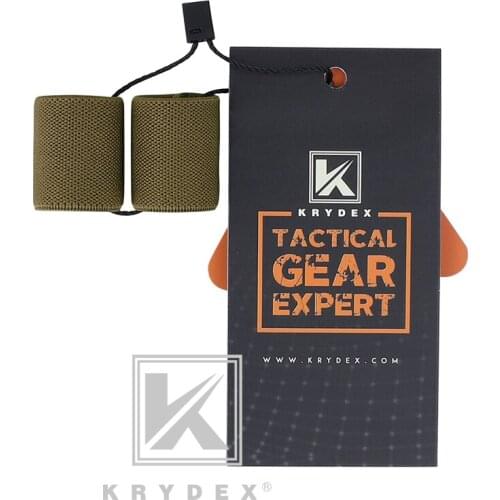 KRYDEX Elastic Loop Strap 2.54CM Locker Webbing Organizer For Backpack Chest Rig Vest Sling Silencers Accessories 2PCS/Set