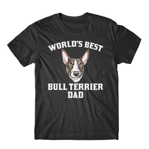 Summer Short Sleeve T-Shirt Hip Hop Starnger Things WorldS Best Bull Terrier Dad Dog Owner Graphic Political TShirt Tees