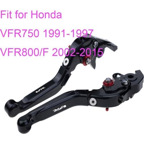 KODASKIN Left and Right Folding Extendable Brake Clutch Levers for Honda VFR750 1991-1997 VFR800/F 2002-2015