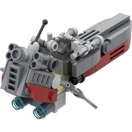 MOC Clone Speeder Motorcycle high-tech Space War Building Blocks Flying Shuttle Motorcycle Toy For Childrens Birthday Gifts