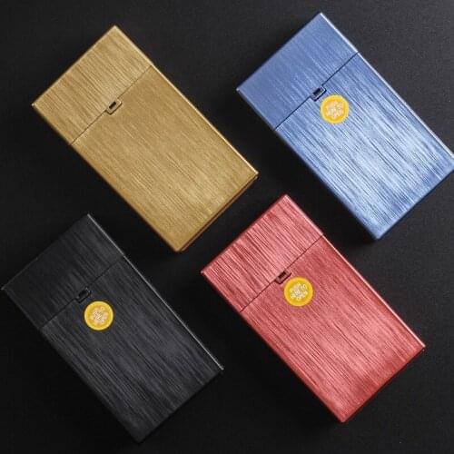 Creative 110mm Extra-long Cigarette Case, Personalized Thick and Thin Cigarette Soft Case, hard case, sweat-proof Box