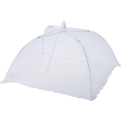 Kitchen Up Mesh Screen Protect Food Cover Tent Picnic Anti Net Mosquito Folded Mesh Fly M3E8 Umbrella Tools Umbrella Kitche P2Y4