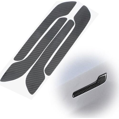 Anti-scratch Door Handle Wrap Car Door Handle Sticker Decorative DIY Protector Decals For Tesla Model 3 Car-styling 4 Pieces/Set