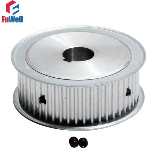HTD 5M-50T Timing Belt Pulley 27mm Width Gear Pulley With Keyway 12/14/15/16/18/19/20/25mm Bore 50Teeth Transmission Pulley
