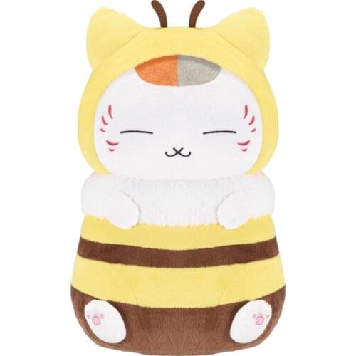Cute Anime Natsumes Book of Friends Natsume Yuujinchou Nyanko Sensei Cat Yellow Plush Stuffed Pillow Cushion Toy Doll Gift 35cm
