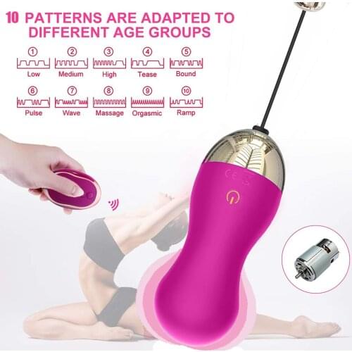 Vagina G Spot Stimulator Bullet Adult Toy Vibrators Waterproof Wireless Remote Control Egg Adult Sex Product Sex Toys For Women