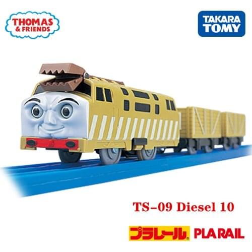 Takara Tomy Pla-Rail Plarail TS-09 Diesel 10 The Tank Engine Railway Train Motorized Locomotive Model Toy