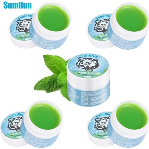 1Pcs 10g Tiger Balm Anti-itch Ointment Herbal Antibacterial Cream Relieve headache itching Refreshing Sumifun Skin Care