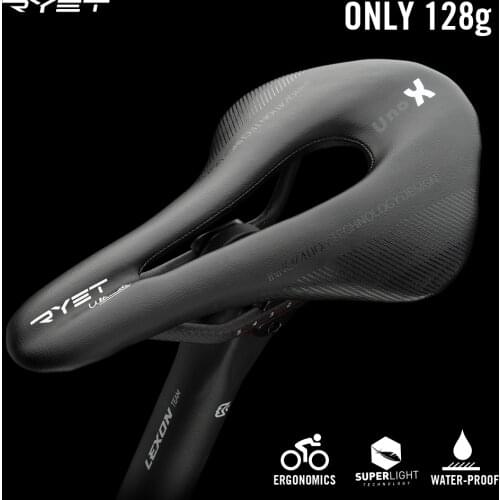 New Carbon+Leather Road Bike Saddle MTB Bicycle Saddles Racing Saddle PU Soft Seat CushionBicycle Seat Carbon Saddle