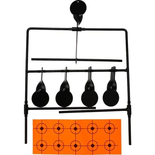 High Quality Airsoft BB Gun Shooting Target Paintball Archery Resetting Target Rated for .22/.177 Caliber Training
