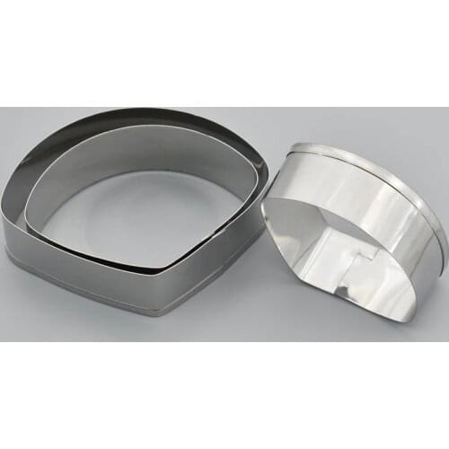 3Pcs/set Stainless Steel Hibiscus Flower Petal Pattern Polyer Clay Cutting Tools Diy Flower Clay Cutter Clay DIY Crafts