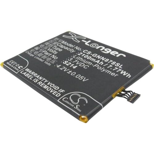 CS 2100mAh / 7.77Wh battery for GIONEE GN878 S214