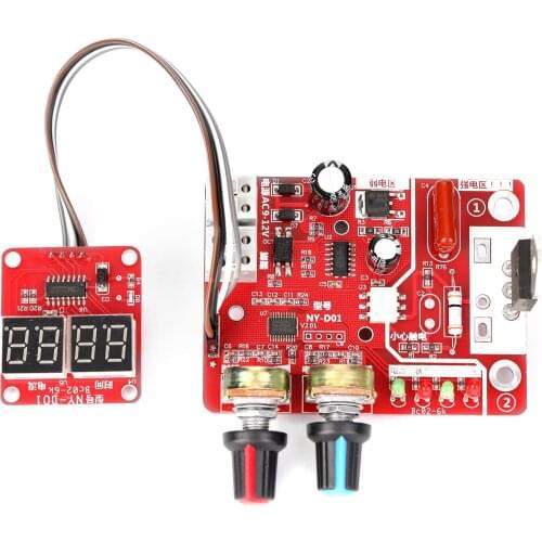 Spot Welding Machine DIY Controller Panel Time and Current Control Function with Digital Display Spot Welding Control Panel