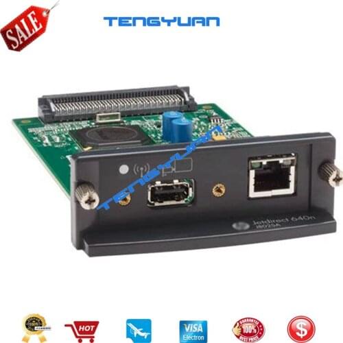 Free shipping 90% new original JetDirect 640N J8025A Ethernet Internal Print Server Network Card and DesignJet Plotter Printer