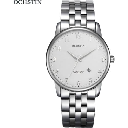 OCHSTIN Men’s Watch Quartz Movement Watches Business Waterproof Chronograph Date Business Male Minimalist Simple Wristwatches