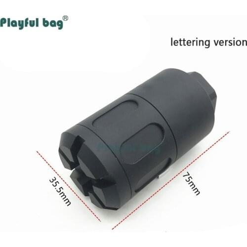 Playful bag CS decorative cap 14mm reverse thread cap Outdoor CS sport refitting accessory CS game toys AQA75