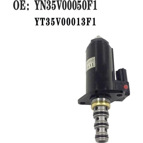 For Kobelco SK200-8 pilot safety lock solenoid valve YN35V00050F1 YT35V00013F1 KWE5K-31; G24DB50 G24DA50