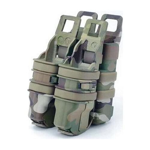 EFOSE New Double Fast Pistol MAG Magazine Pouch Holder Attach Molle System