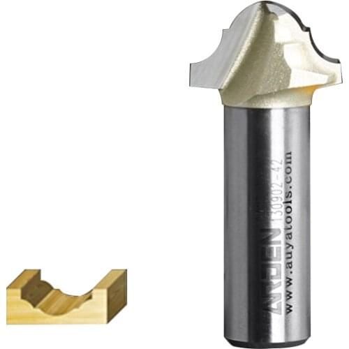 Embouts routeur Woodworking Double Roman Ogee Groove Arden Router Bit - 1/2*9 mm " Shank - Arden A0413038