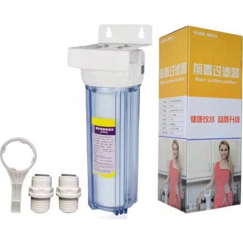 Pre-filter 3/4" connector 10 inch water Pre-filter with PP cotton single stage for Misting Cooling System