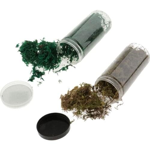 Fake Grass Powder Grass Turf DIY Railway Layout Woodland Decoration Accessory