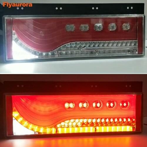 Truck Trailer LED Tail Light Lamp Brake Stop Turn Signal For All Japanese Taillights For Suzuki Mitsubishi Nissan UD Hino Toyota