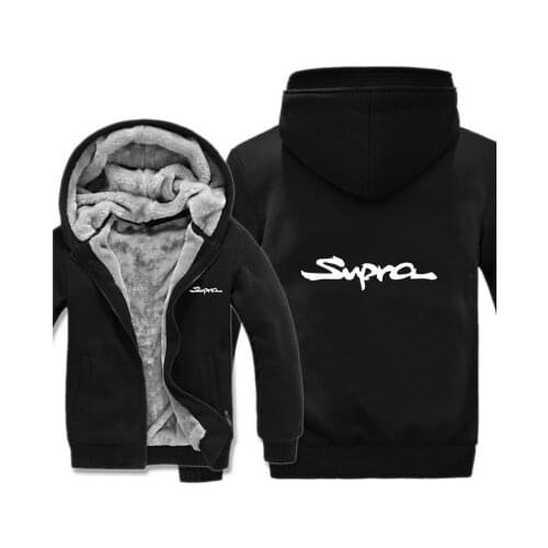 NEW For Toyota Supra Hoodies Thicken Jacket Wool Liner Fleece Pullover Man Coat Sweatshirts Coat