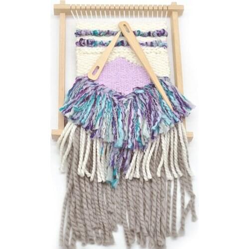 Knitting Needles Needlework Darning Big Eye Yarn DIY Wooden Weaving Loom Tools Household Tapestry Crafts Sewing Needle Supplies