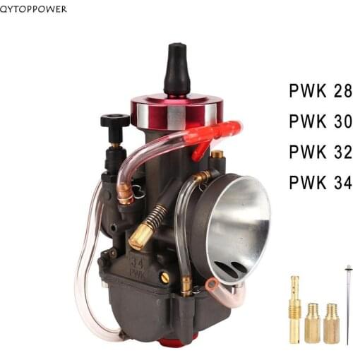 Universal Black Motorcycle Carburetor 28 30 32 34mm Power Jet For PWK PE Carburador 125 150cc 200cc 250cc 350cc Dirt Bike Carb