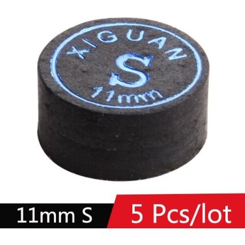 High Quality 5 Pcs/lot Billar Cues Tips 11mm S Model Billiards Accessories Snooker Cue Tip China 2016