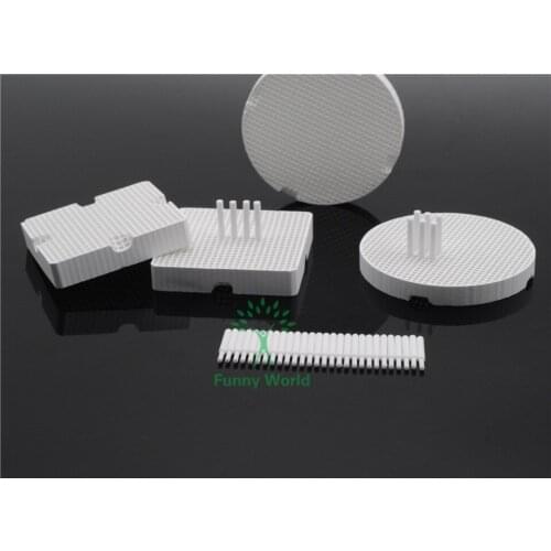 High Quality Dental 4Pcs Porcelain Honeycomb Firing Trays & 40Pcs Zirconia Ceramic Pins