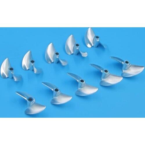 4.76mm RC Boat Aluminum Propeller Dia. 38/39/40/42/43/44/45/48/50/52/53/54mm Pitch 1.4 CNC Metal Propeller Screw For Racing Boat