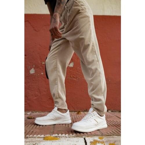 Babba KN 707 White Casual Shoes. Comfortable Style