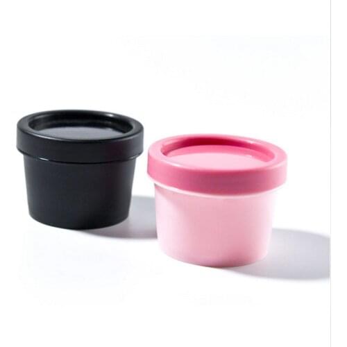 Freeship 40pcs 50ml Round Empty Cream Cosmetic Bottles Cylinder Facial Cream Plastic Jars Makeup pot