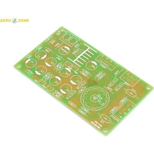Free shipping ZEROZONE DIY PCB Board for 6N3 Tube Buffer Preamplifier Pre AC12V Amplifier Board