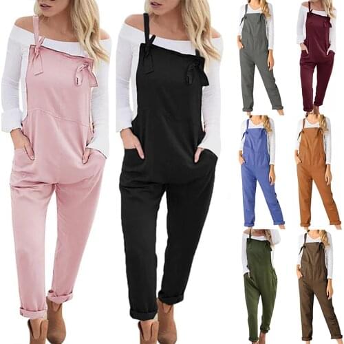 Maternity Pants Loose Pregnant Trousers Strap Belt Bib Suspenders For Pregnancy Women Overalls Jumpsuit Clothing Plus Size