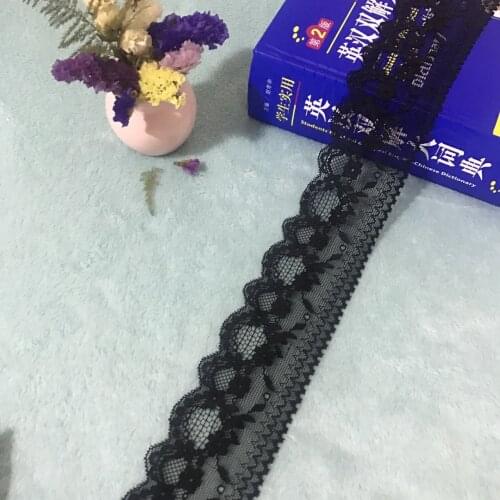 Black sexy lace, used for garment processing, life embellishment, model C1560
