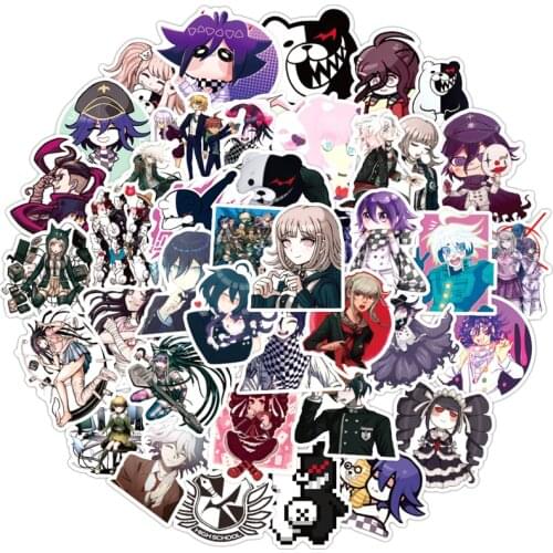 10/30/50pcs/pack Danganronpa Trigger Happy Havoc Anime Stickers For Furniture Wall Desk DIY Chair Toy Car Trunk Computer Guitar